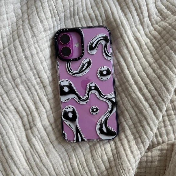 Liquid Chrome Style IPhone 16 Plus Case - Picture 3 of 3